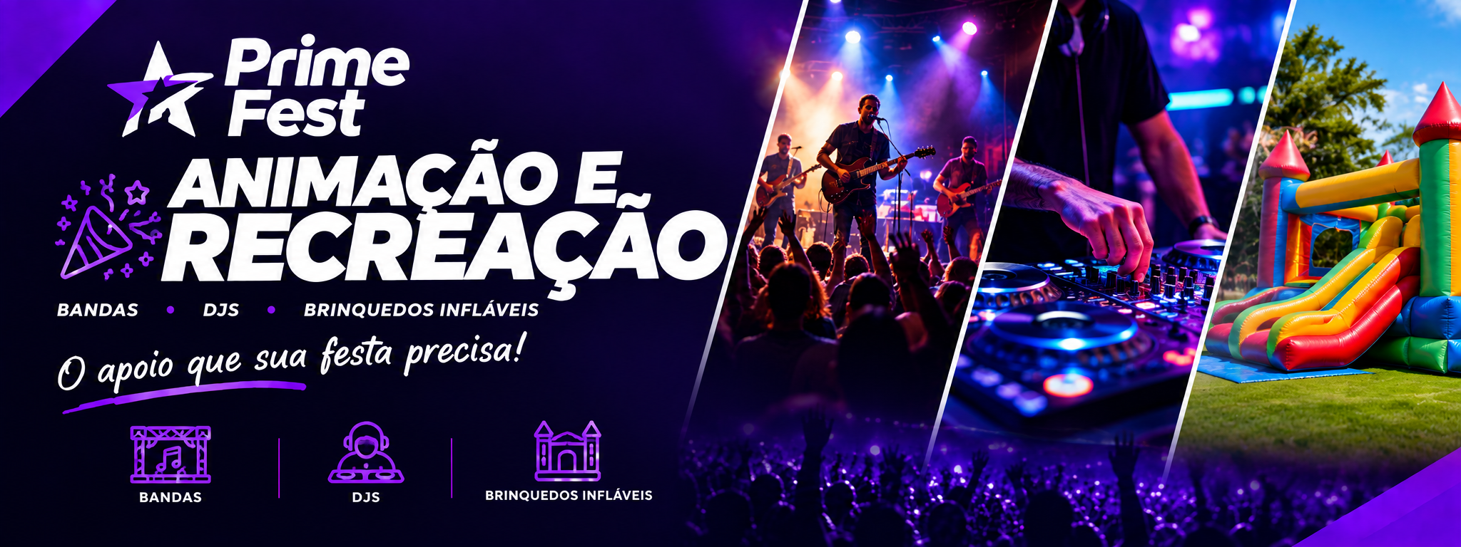 PLANO ANUAL - ANIMAÇÃO & RECREAÇÃO (DJ's, BANDAS & BRINQUEDOS INFLÁVEIS)